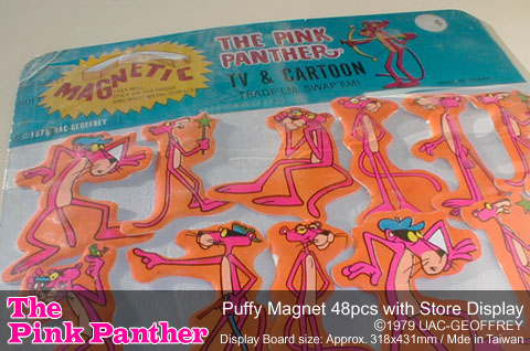 Pink Panther Puffy Magnet 48p Display