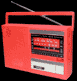 nostalgic portable radio